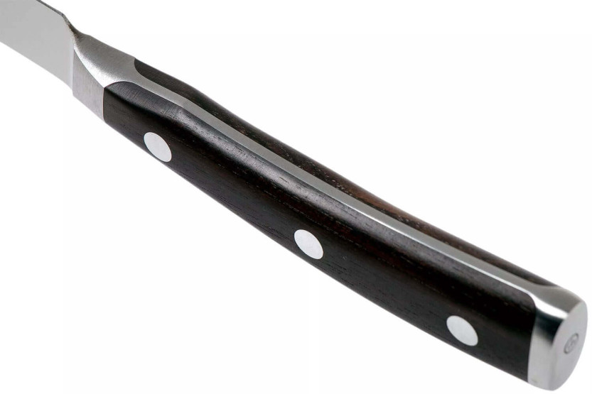 Wüsthof Ikon Steakmesserset 4 tlg. geschmiedet 12cm Griffe aus Grenadillholz