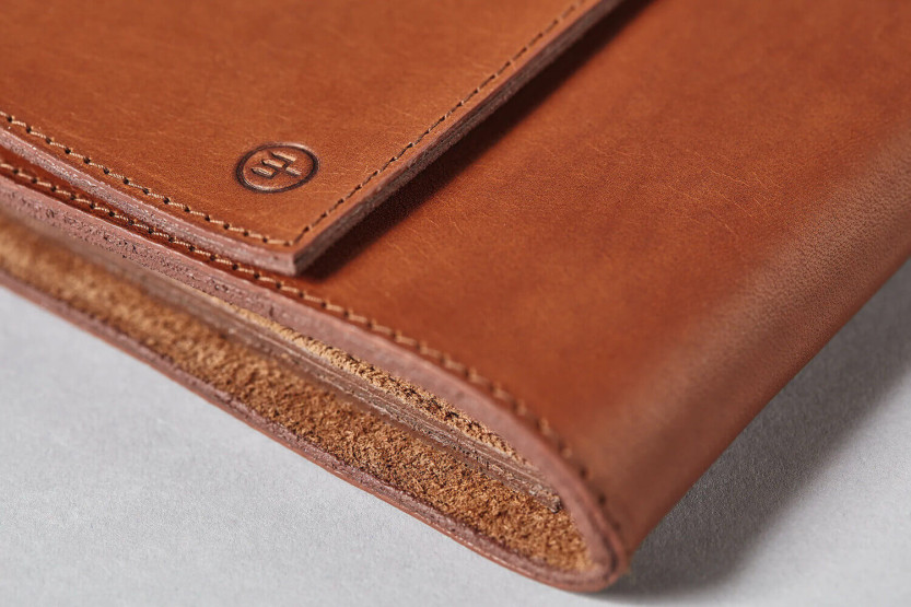 Set van 6 Wüsthof Ikon gesmede steakmessen 12cm met leren etui