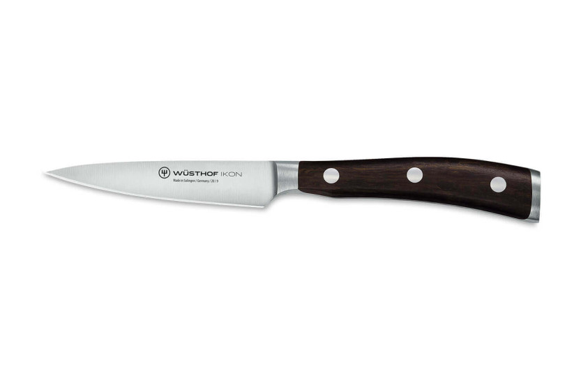 spelucchino forgiato Wusthof Ikon 9 cm in legno di granatiglia
