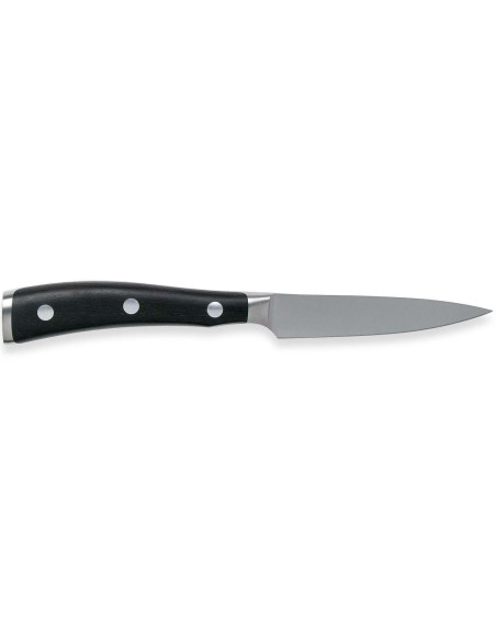 Wusthof Ikon 9cm taottu kuorintaveitsi grenadilla puusta