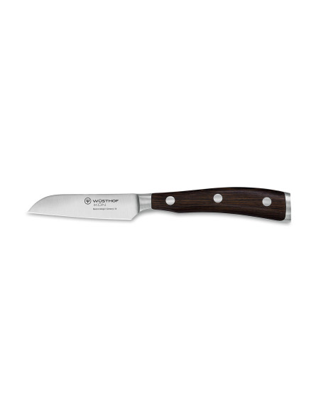 Wüsthof Ikon Spickmesser geschmiedet 8cm gerade Klinge Grenadill-Holzgriff