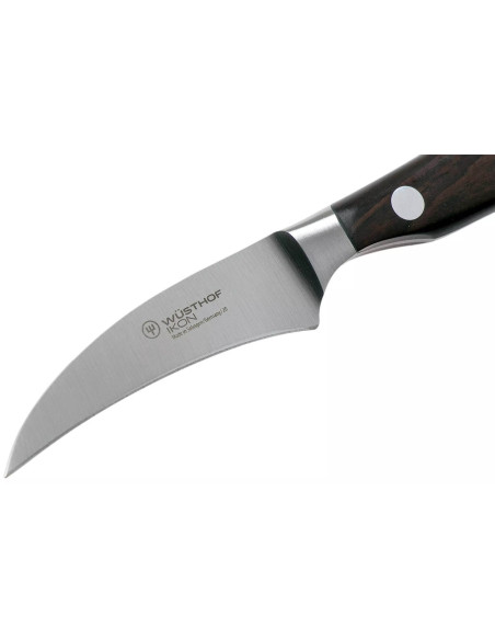 Wüsthof Ikon forged bird's beak knife 7cm in grenadilla wood