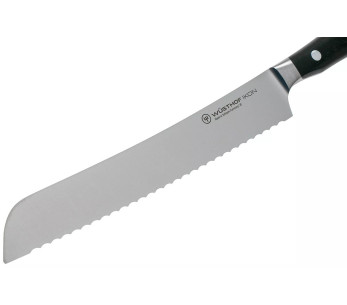 Wüsthof Ikon smidd brødkniv 20 cm i grenadilltre 2