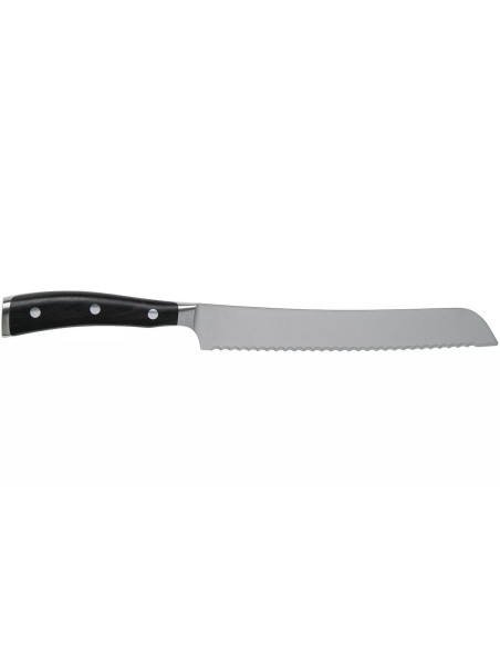 Wüsthof Ikon smedet brødkniv 20 cm i grenadillatræ