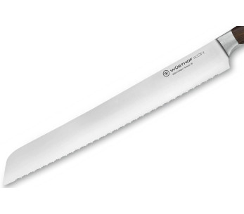Faca de pão forjada Wüsthof Ikon 23cm em madeira grenadilla 2