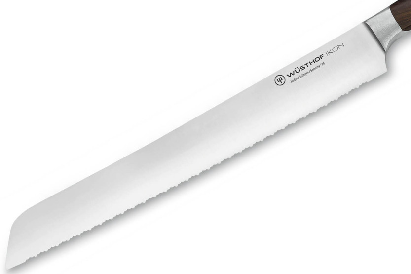 Wüsthof Ikon smidd brödkniv 23cm i grenadillträ