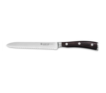 Wüsthof Ikon 14 cm, coltello per salsicce forgiato in legno di granatiglia