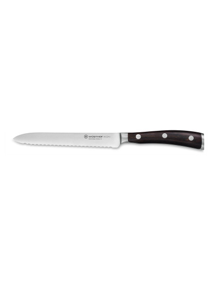 Wüsthof Ikon forged sausage knife 14cm in grenadilla wood