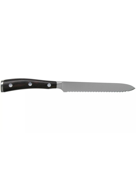 Wüsthof Ikon taottu makkaraveitsi 14cm grenadilla puusta