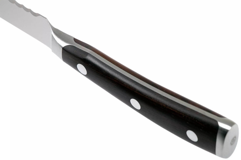 Wüsthof Ikon geschmiedetes Wurstmesser 14cm aus Grenadillholz