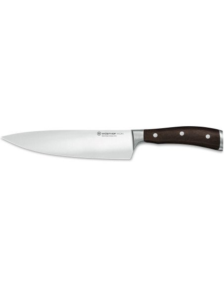 Wüsthof Ikon forged chef ' s knife 20cm in grenadilla wood