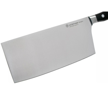 Wüsthof Ikon smidd 18cm kinesisk kockkniv i grenadillträ 2