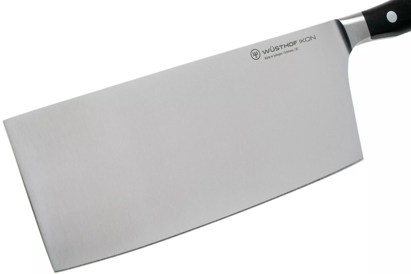 Cuchillo de cocinero chino Wüsthof Ikon forjado 18cm en madera de granadillo
