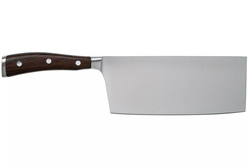 Cuchillo de cocinero chino Wüsthof Ikon forjado 18cm en madera de granadillo