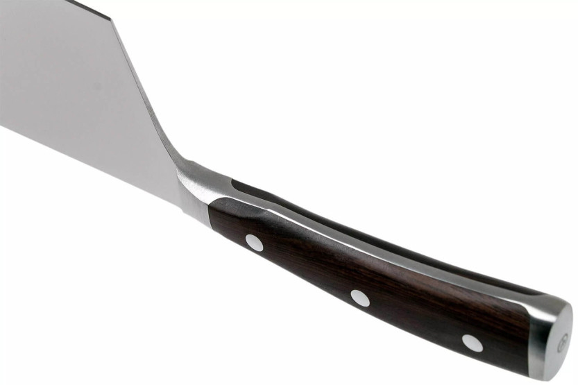 Wüsthof Ikon forged 18cm Chinese chef's knife in grenadilla wood