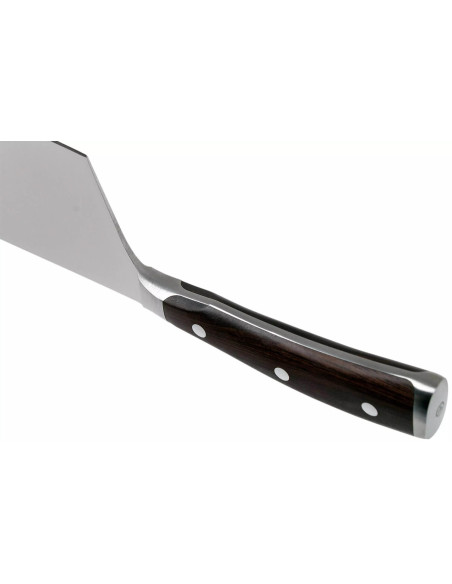 Cuchillo de cocinero chino Wüsthof Ikon forjado 18cm en madera de granadillo