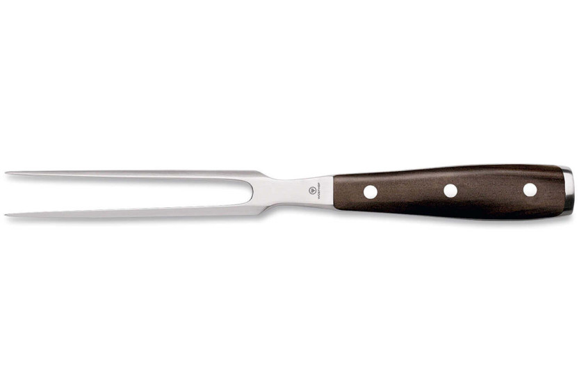 Wüsthof Ikon taottu lihahaarukka 16cm grenadilla puusta