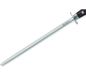 Aço Wüsthof Ikon para afiar aço 26cm com ponta redonda de grão fino 2
