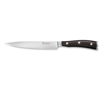 Wüsthof Ikon 16cm smidd skiv-/universalkniv i grenadillträ