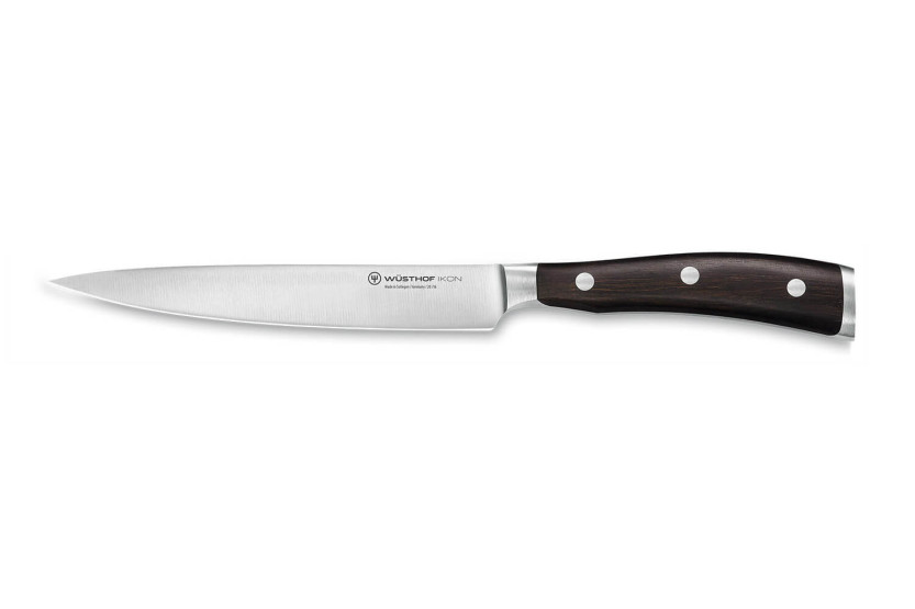 Wüsthof Ikon 16 cm smidd oppskjærings-/universalkniv i grenadilltre
