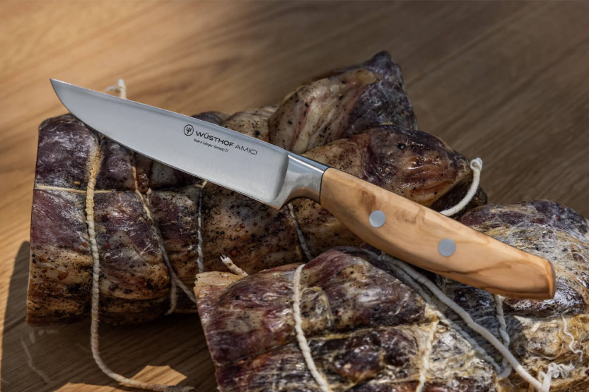 Faca para bife forjada Wüsthof Amici 12cm