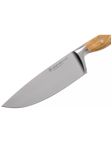 Wüsthof Amici 16 cm smidd kokkekniv i oliventre
