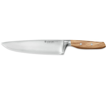 Cuchillo forjado Wüsthof Amici 20cm en madera de olivo
