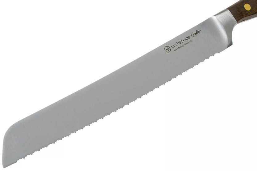 Wüsthof Crafter gesmeed broodmes 23cm in eikenhout