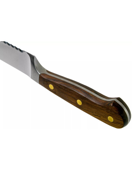 Wüsthof Crafter gesmeed broodmes 23cm in eikenhout