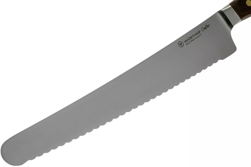 Wüsthof Crafter ekstra stor smidd brødkniv 26 cm i eik