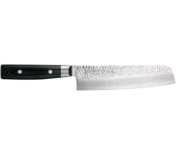 cuchillo nakiri japonés cuchillo nakiri Yaxell ZEN 16.5cm 37 capas hoja damasco