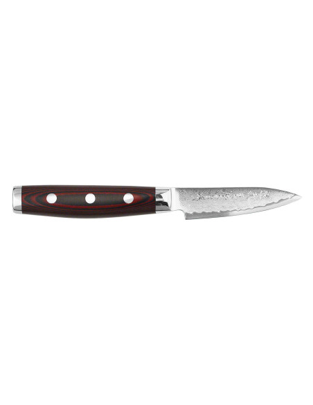 Yaxell SUPERGOU japanilainen kuorintaveitsi 10cm 161 kerrosta damascusta terää