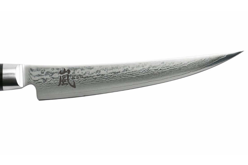 Japansk udbeningskniv Yaxell RAN 15 cm klinge damask 69 lag
