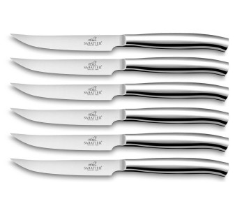 Set om 6 franska stekknivar St Germain Lion Sabatier 2