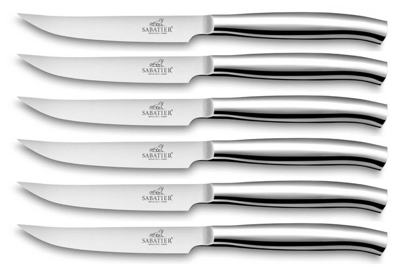 Set om 6 franska stekknivar St Germain Lion Sabatier