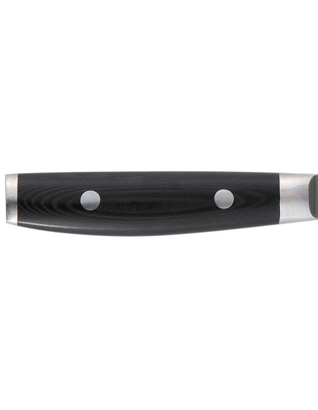 Yaxell RAN coltello nakiri giapponese coltello nakiri, lama in damasco da 16,5 cm, 69 strati