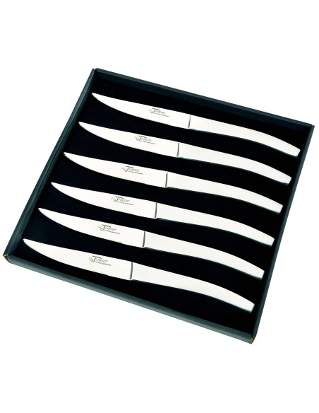 Set of 6 Thiers Au Nain table knives , all stainless steel
