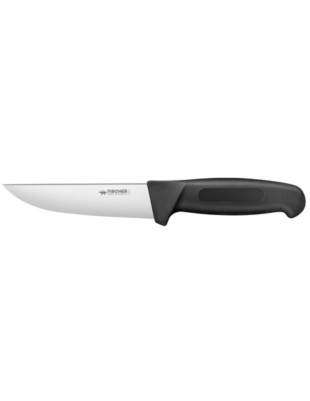 Fischer HACCP professioneel slagersmes 14cm zwart handvat