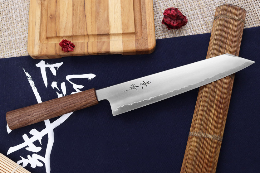 Kiritsuke kniv Japanskt hantverk Kagekiyo Tedukuri 24cm