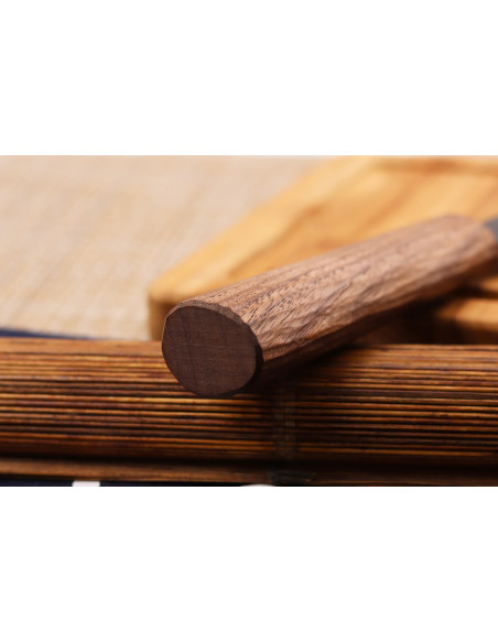 Faca kiritsuke japonês artesanal Kagekiyo Tedukuri 24cm