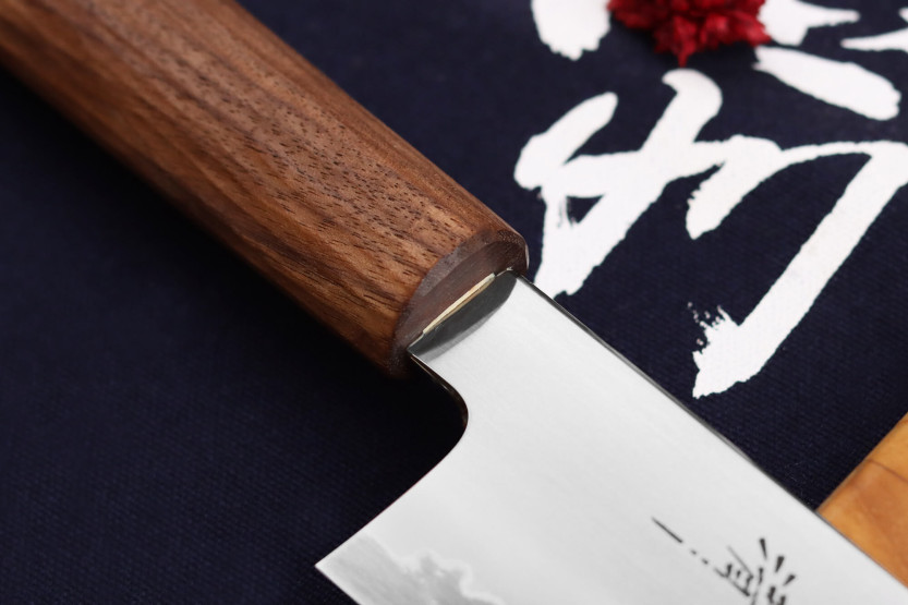 Coltello kiritsuke giapponese artigianale Kagekiyo Tedukuri 24 cm