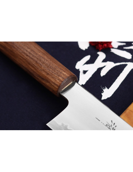 Coltello kiritsuke giapponese artigianale Kagekiyo Tedukuri 24 cm