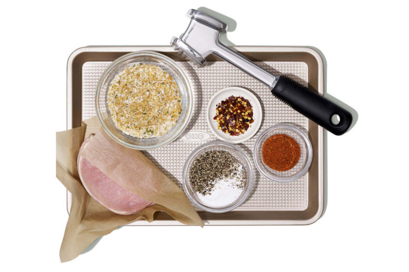 Oxo meat tenderizer with non-slip handle