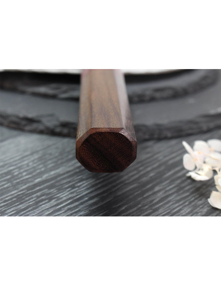 Coltello da chef giapponese fatto a mano Yoshimi Kato SG2 Tsuchime da 24 cm