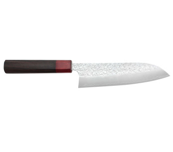 Yoshimi Kato Minamo SG2 Tsuchime 17 cm håndlaget japansk santokukniv