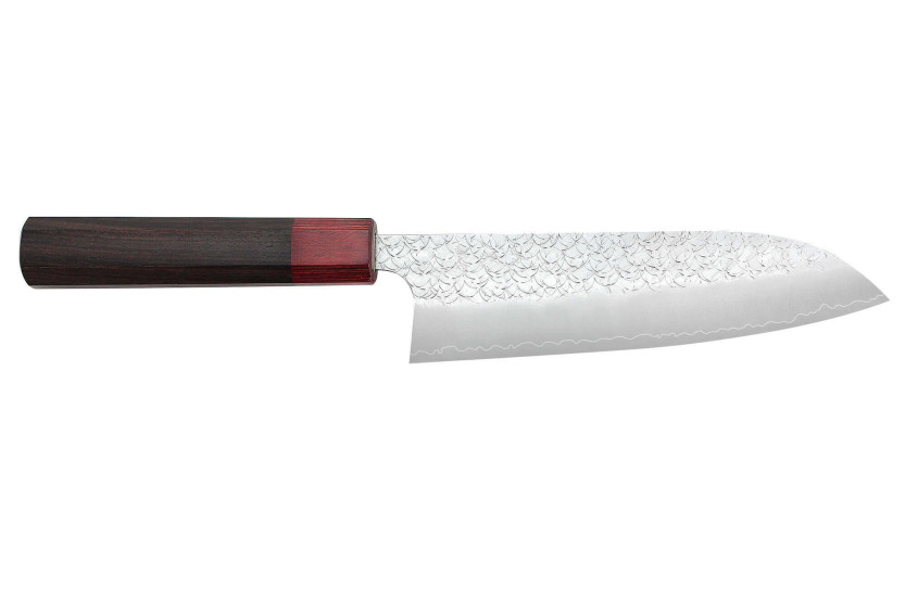 Yoshimi Kato Minamo SG2 Tsuchime 17 cm håndlaget japansk santokukniv