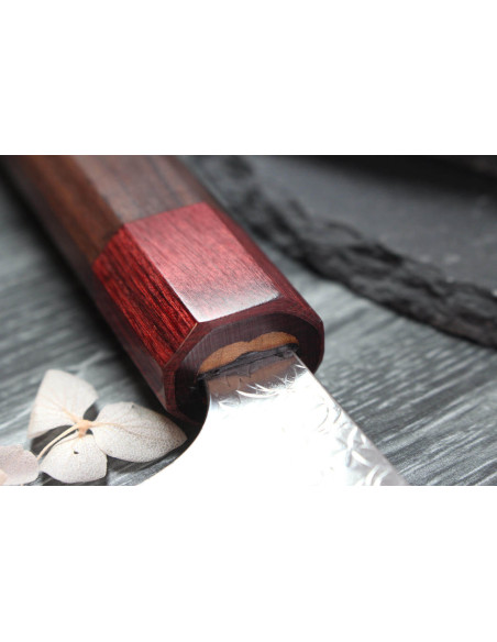 Yoshimi Kato SG2 Tsuchime 17cm japanilainen käsintehty bunka-veitsi