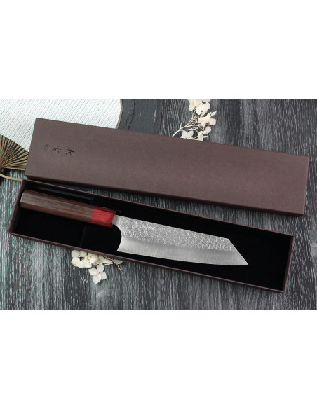 Yoshimi Kato SG2 Tsuchime 17 cm japansk håndlaget bunka-kniv