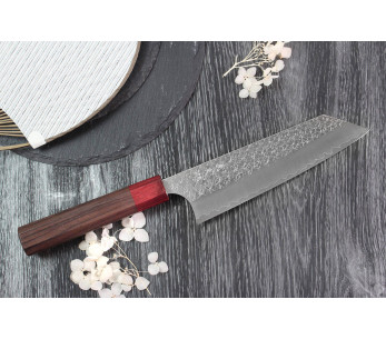 Yoshimi Kato SG2 Tsuchime 17cm japanilainen käsintehty bunka-veitsi 2