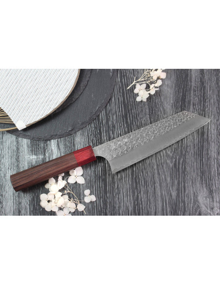 Faca bunka japonesa Yoshimi Kato SG2 Tsuchime 17cm feita à mão
